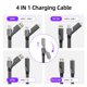 thumbnail image 2 of Cable de carga Firsting 4 en 1 USB C con cargador rápido de 65 W para iPhone, 2 of 7