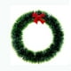 thumbnail image 1 of Guirnaldas navideñas Corona de lazo navideño 35 cm Blanco Verde Dos tonos Corona navideña superior Decoración navideña para ventana de centro comercial un adorno, 1 of 2