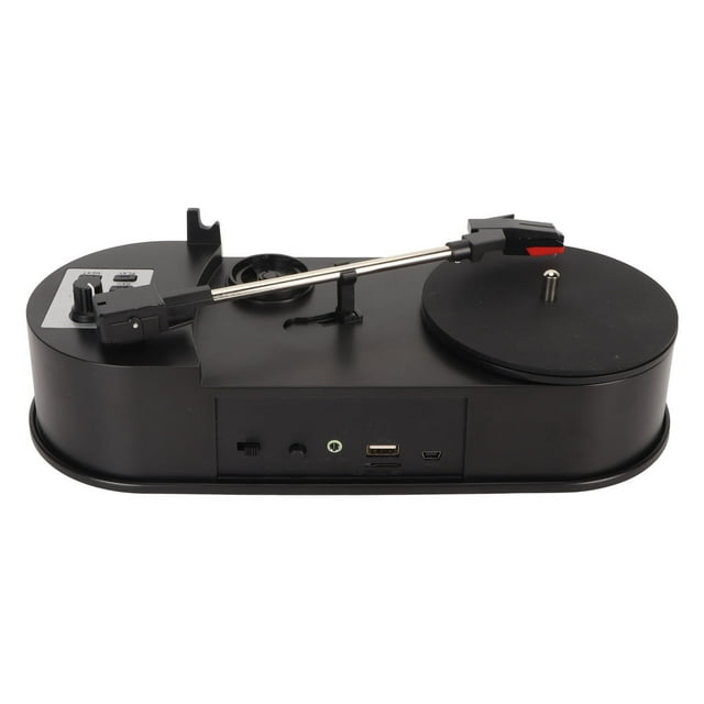 Tocadiscos Tocadiscos, Compatible Con Altavoces Externos Tocadiscos Vintage Profesional Resistente Al Desgaste Plug And Play Convertidor USB A MP3 Para El Hogar