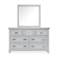 thumbnail image 2 of Magnussen Home Charleston Harbor Gray Grey Drawer Dresser With Landscape Mirror, 2 of 15