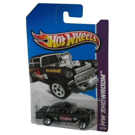 Hot Wheels HW Showroom (2013) Black '55 Chevy Bel Air Gasser Toy Car 190/250