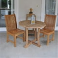 thumbnail image 2 of Teak Decanso Chicago 3-Pieces Bistro Set, 2 of 6