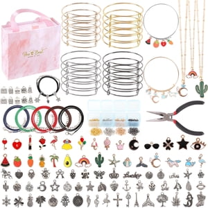 CandWuom Jewelry Making Kit with Plier and Gift Box