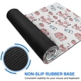 thumbnail image 6 of Long Mouse Pads for Desk,White Cow Milk Strawberry Pattern Desk Mats on Top Of Desks, Desk Mouse Pad Extra Large with 3mm Non-Slip Base and Stitched Edge for Gaming,Office,Work,Home 31.5"x11.8", 6 of 6