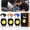 Black+Orange+Blue, variant on 8-in-1 Multifunctional Keychain Flashlight, Rechargeable COB Work Light, Mini EDC Pocket Flashlight with Carabiner and Magnet