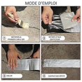 thumbnail image 5 of Ruban Adhésif en Aluminium : Résistant et Imperméable avec Forte Tenue pour Fissures, Fuites, Trous 5cm*5M, 5 of 5