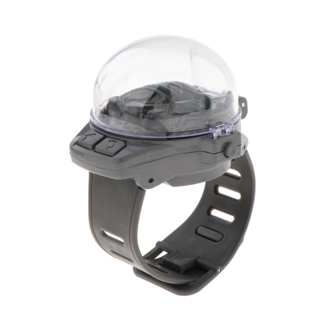 Tholdsy Mini dibujos animados RC reloj analógico de coche pequeño para niños pequeños regalo de cumpleaños azul Kits de construcción modelo Gris