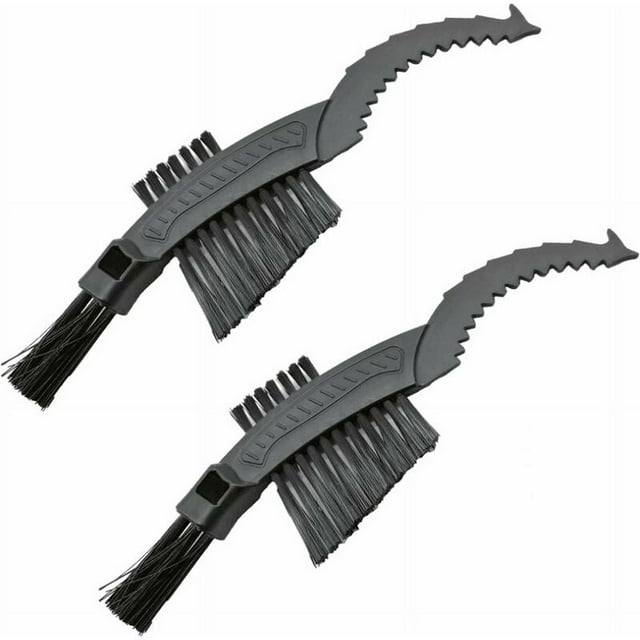 Jinsinto Brosse de Chaîne de Vélo Kit de Nettoyage de Chaîne de Vélo Brosse de Nettoyage de Chaîne de Vélo Brosse de Nettoyage Multifonction Kit de Brosse de Vélo 2 Pcs