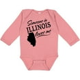 thumbnail image 3 of Inktastic Someone in Illinois Loves Me Boys or Girls Long Sleeve Baby Bodysuit, 3 of 5