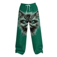 thumbnail image 4 of Dolkfu Summer Pants Men Loose Fit Drawstring Pants Graphic Novelty Lounge Mens Trousers M, 4 of 5