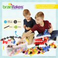 thumbnail image 3 of GFDYREE Brain Flakes 2500 Piece Build 'n' Build Kit - A Creative and Educational Alternative to Building Blocks - Wheel Pieces and Special Parts Included - A Great Stem Toy for Both Boys and, 3 of 7
