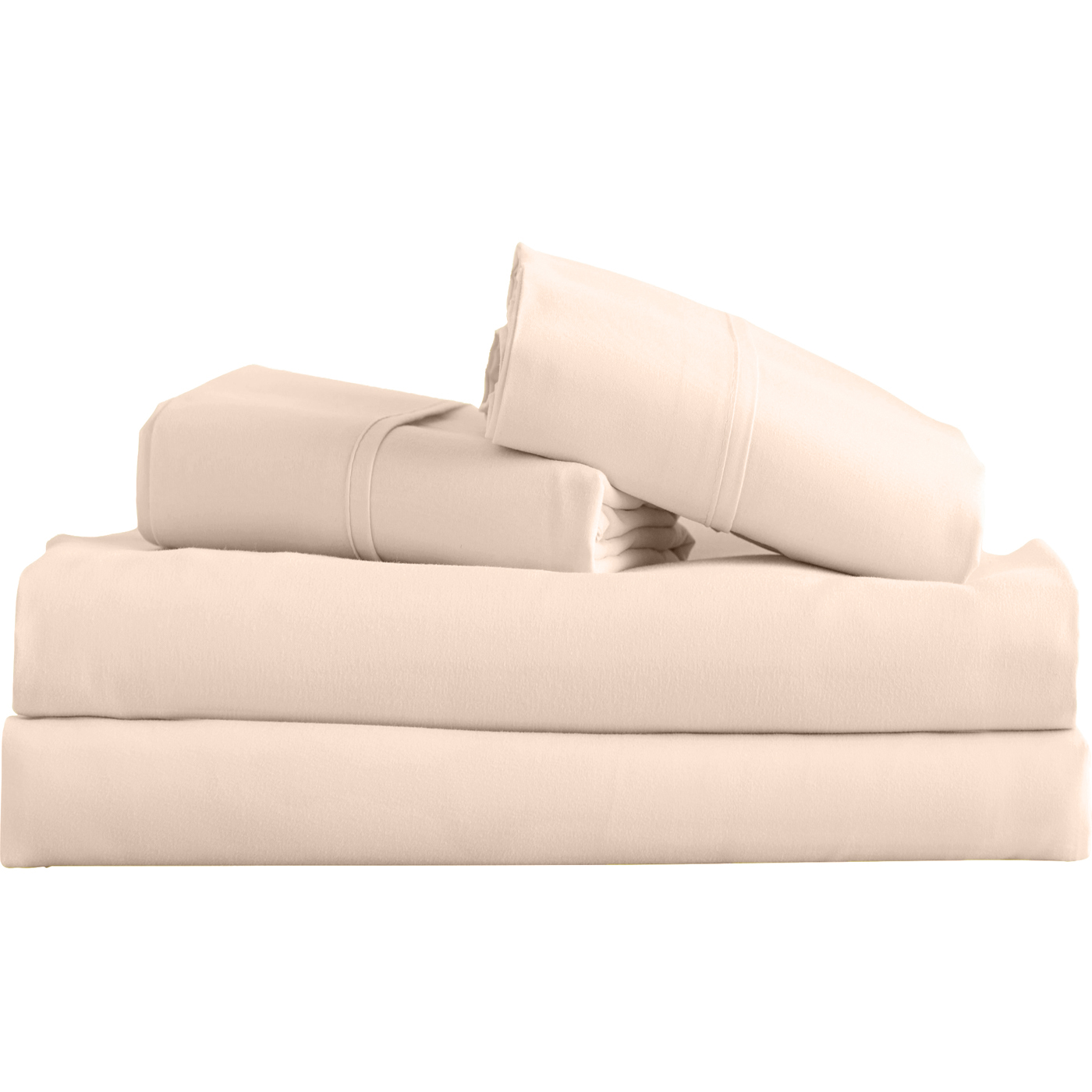 Supreme Super Soft 3 Piece Bed Sheet Set Deep Pocket Bedding - Twin Size Ivory - image 2 of 2