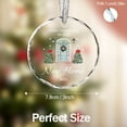 thumbnail image 2 of New Home Ornament 2025, Our First Home Ornament 2025, Housewarming Gifts New Home Gifts, House Warming Ideas for Couple, Women, Glass New House Christmas Ornaments, 2 of 5