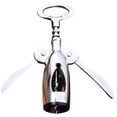 thumbnail image 2 of Stainless Steel Wine Corkscrew | Wing Bottle Opener | Heavy-Duty Waiter Tool | Easy Grip Handle for Effortless Uncorking | Fits Standard & Wide Bottles | Bar Restaurant Home | 1pc | 18x7x3.7cm, 2 of 6