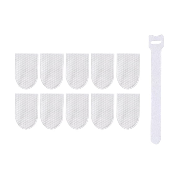 10 Pcs Faucet Filter Cotton Bags Universal Anti-Splash Water Filter Faucet Filter Bag Cotton Filter Bag Mesh Faucet Filter Cotton Bags for Remove Limescale Sand Rust Faucet Sink,2.95"x2.01", White