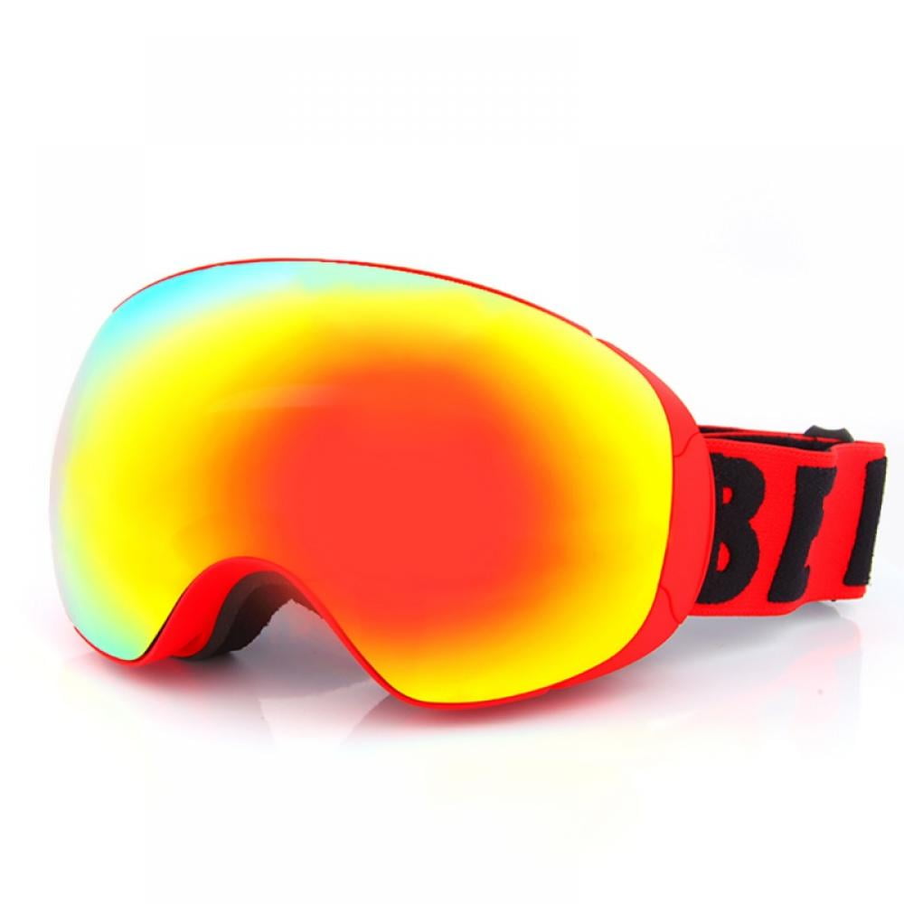Ski Goggles Snowboard Goggles Unisex Eyewear Over Glasses for Snowmobile 
