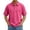 Hot Pink, variant on Hogleaql Men's Short Sleeve Polo Shirt Soft Fashion Collared Casual Loose Fit Button Summer Shirts Solid Men's Tops Light Gray S