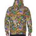 thumbnail image 5 of Hoodies for Men - USA 1 Long Sleeve Comfrt Men'S Fashion Hoodies & Sweatshirts, Sweatshirts for Men Hoodies Pullover Clothing Clothes with Pouch, 5 of 7