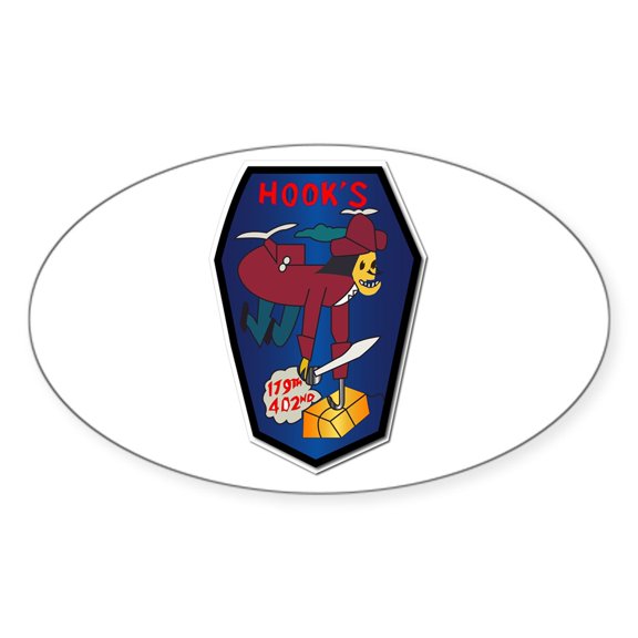CafePress - 179Th Ash Co Vn War Svc Ribbons - Sticker (Oval)