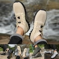 thumbnail image 3 of Barefoot Shoes Men Women Knit High Top Sneakers Breathable Antislip Outdoor Athletic Hiking Shoes Green Size 11.5, 3 of 7