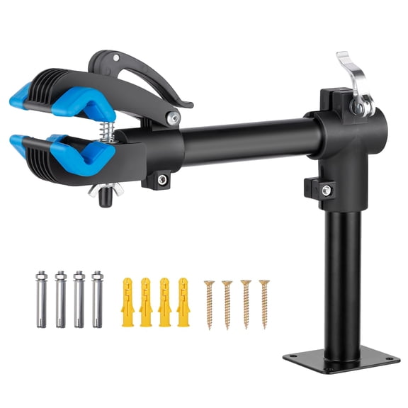 Kalcinty Bike Repair Stand, Bench Mount Bike Repair Stand Bicycle Maintenance Rack Workstand, Adjustable Clamp Home Bicycle Maintenance Stand for Road Mountain Bikes