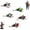 5pcs, variant on Bionic Wasp Topwater Lure, Artificial Bait Bionic Floating Fishing Lures with Carbon Steel Hooks, Portable Reusable Fishing Baits for Saltwater Bass