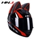 thumbnail image 2 of Envía 2 regalos Casco de motocross de cara completa aprobado por DOT Casco de motocicleta con orejas de gato para adultos Hombre Mujer, 2 of 5