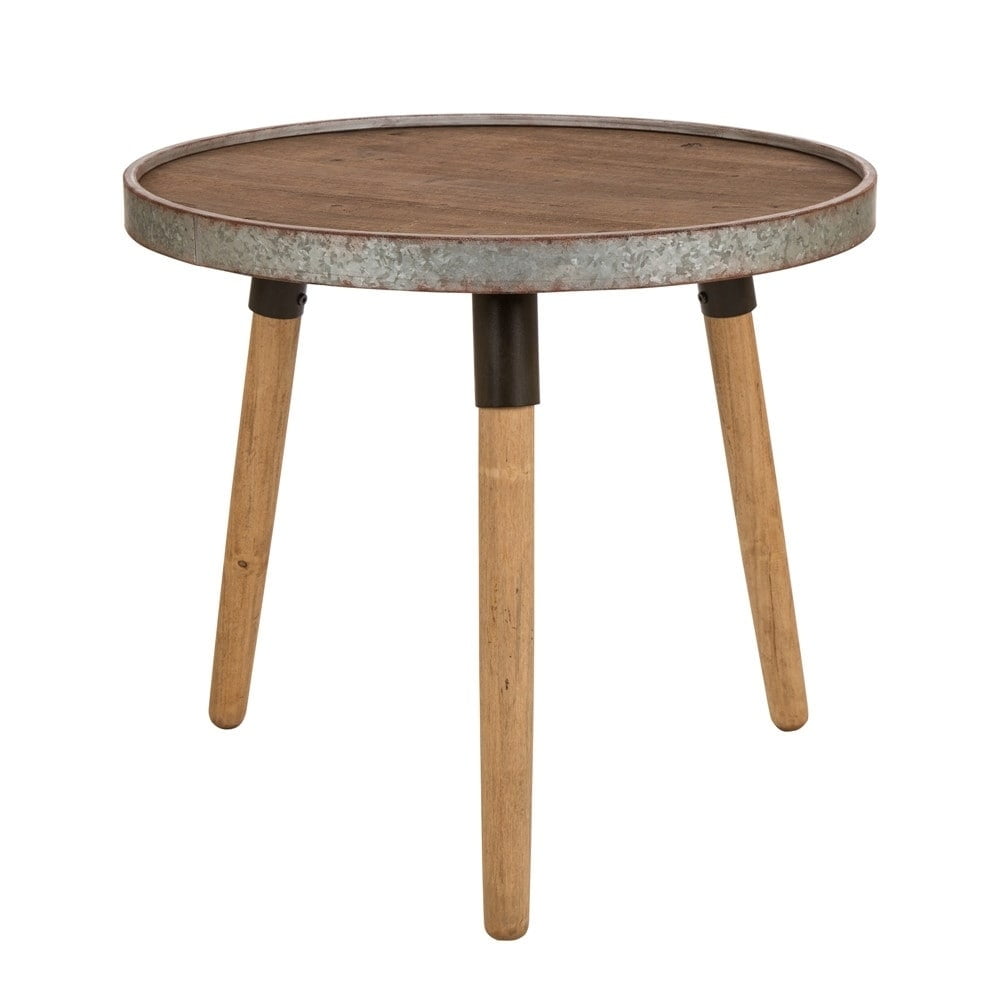 Glitzhome Llc Farmhouse Wood Accent Table Com