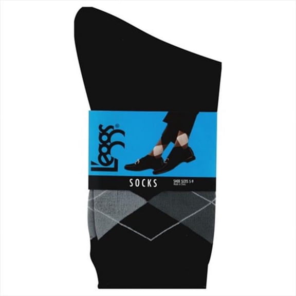 Leggswear Socks, Shoe Sizes 5 To 9, Black