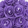 thumbnail image 3 of NUOLUX Ramo De Flores Para Novia En Tono Morado Con Para Arreglos De, 3 of 5