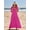 Rose, variant on Merokeety Womens Summer Crewneck Maxi Dress Black XXL