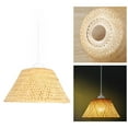 thumbnail image 4 of Rattan Pendant Lighting for Kitchen Bamboo Lampshade Handmade Weave Lighting Boho decoration Hanging Ceiling Light Fixture, 4 of 9