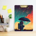 thumbnail image 2 of FORMRS Acrylic Clipboard with Low Profile Clip Standard A4 Letter Size, 12.5" x 9", Astronaut and Sky, 2 of 8