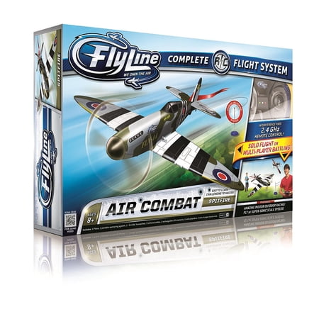 FlyLine Air Combat Complete Remote-Controlled Flight System, Spitfire Airplane
