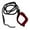 red, variant on Lipstore Surf Board Leash Coiled Cord for All Types of Surfboards Longboard Water Ski black