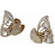 thumbnail image 1 of Fashionable Elegant Gorgeous Diamond Pearls Butterfly Earrings for Women Girls, Butterfly Wing Earring, Half Butterfly Wing Stud Earrings, Two Ways to, 1 of 4