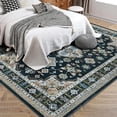 thumbnail image 3 of 8x10 Washable Area Rug - Vintage Soft Non-Slip Rug for Living Room, Kitchen, and Bedroom, 3 of 7