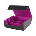 thumbnail image 3 of Ximing Deck Card Case Collectible Game Card Box Holds 1800 Cards for Baseball Cards Purple, 3 of 10