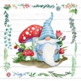 thumbnail image 2 of Brent, Paul 15x15 White Modern Wood Framed Museum Art Print Titled - Spring Gnome II, 2 of 4