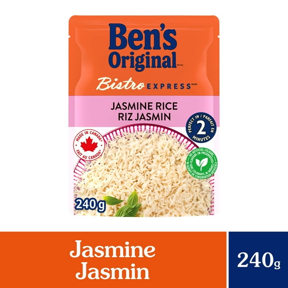 BEN'S ORIGINAL BISTRO EXPRESS Jasmine Rice Side Dish, 240g, Perfect Every Time™