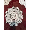 thumbnail image 3 of Set Of 3 Vintage Hand Crochet Doilies Quite Beautiful! Measured 8,5,&6 Rounds, 3 of 7