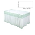thumbnail image 3 of PALIFEUR Household Essentials Table Skirt Party Table Skirt Desk Skirt Falda Table Skirts For Rectangle Tables, 3 of 6