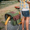 thumbnail image 4 of Bolsa trasera para bicicleta Eigraketly 2 en 1 alforjas resistente al agua Ciclismo verde, 4 of 6