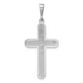 thumbnail image 4 of 14K White Gold Charm Pendant Themed 48 mm 21 Cross, 4 of 4