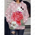 thumbnail image 1 of 2023 Nouveau Hello Kitty Impression 3D Chandails à Capuchon pour Femmes Chandails Décontractés pour Femmes Chandail à Capuchon à Manches Longues Chandail à Enfiler pour Femme Hoody Chandails, 1 of 7