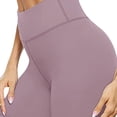 thumbnail image 6 of Abcnature Plus Size Shorts, Womens Athletic Shorts, Women Solid Color Running Shorts, Sport Elastic Waist Workout Shorts, Comfy Beach Shorts, Yoga Pants, Cycling Sport Shorts Purple XXL, 6 of 6