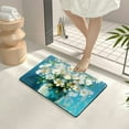 thumbnail image 4 of ZFLMY Diatom Mud Mats Flowers Home Quick Drying Non-Slip Rubber Backing 24x16in, 4 of 5