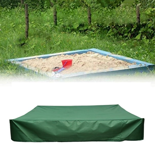Protección Cubierta de caja de arena Sandbox Dirt a prueba de accesorios ecológicos Plaza Oxford a prueba de agua para viajes RV Muebles de exterior a 180x180cm Soledad Cubierta de oxford