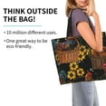 thumbnail image 2 of Disketp Embroidery Chicken Rooster Bolsa Tote Estampada para Mujer, Bolso de Hombro y de Mano para Compras y Viajes, 2 of 8