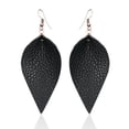 thumbnail image 1 of Teardrop Earrings with Leather for Everyday, 1 of 6